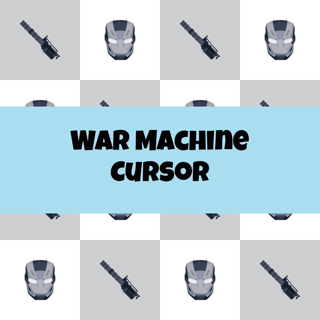 Preview War Machine cursor custom cursor pack
